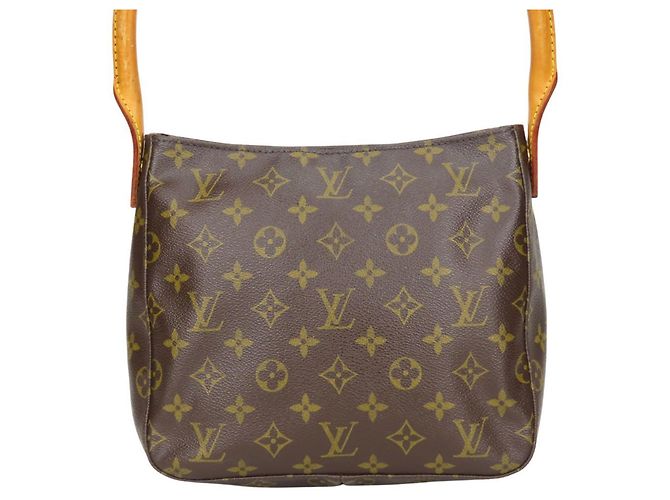 Borsa a Spalla Looping MM di Louis Vuitton Marrone Monogramma - vista 2