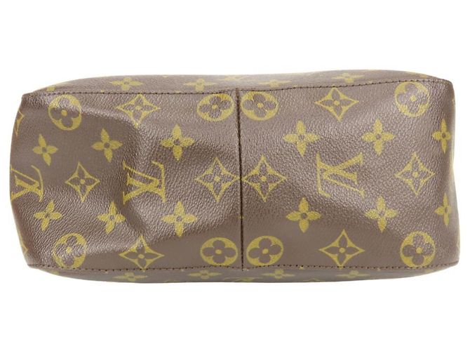 Borsa a Spalla Looping MM di Louis Vuitton Marrone Monogramma - vista 5