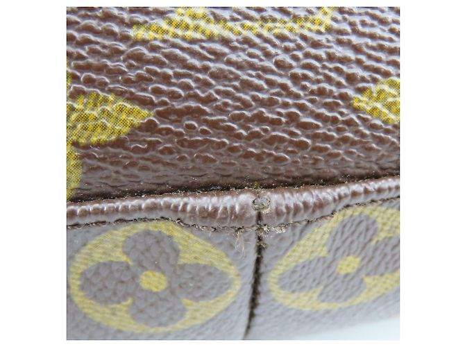 Borsa a Spalla Looping MM di Louis Vuitton Marrone Monogramma - vista 9
