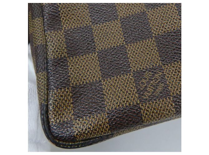 Borsa a Spalla Naviglio Louis Vuitton Marrone Damier ebene - vista 10