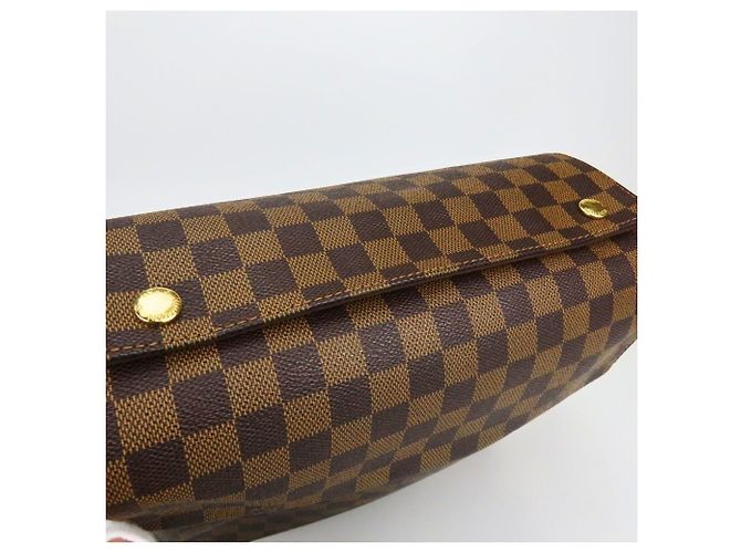 Borsa a Spalla Naviglio Louis Vuitton Marrone Damier ebene - vista 11