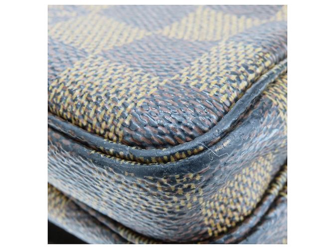 Borsa a Spalla Naviglio Louis Vuitton Marrone Damier ebene - vista 14
