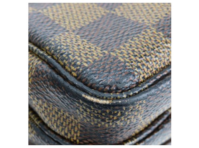 Borsa a Spalla Naviglio Louis Vuitton Marrone Damier ebene - vista 15