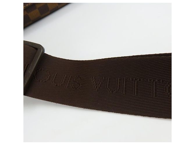 Borsa a Spalla Naviglio Louis Vuitton Marrone Damier ebene - vista 16