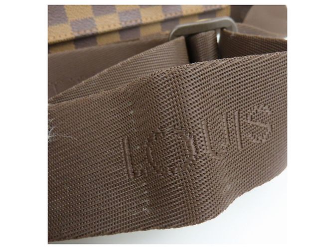 Borsa a Spalla Naviglio Louis Vuitton Marrone Damier ebene - vista 18