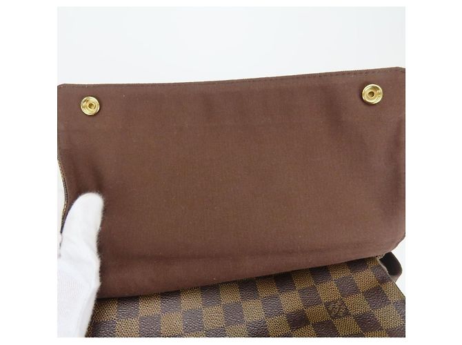 Borsa a Spalla Naviglio Louis Vuitton Marrone Damier ebene - vista 22