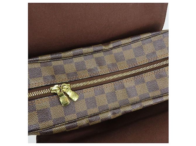 Borsa a Spalla Naviglio Louis Vuitton Marrone Damier ebene - vista 28