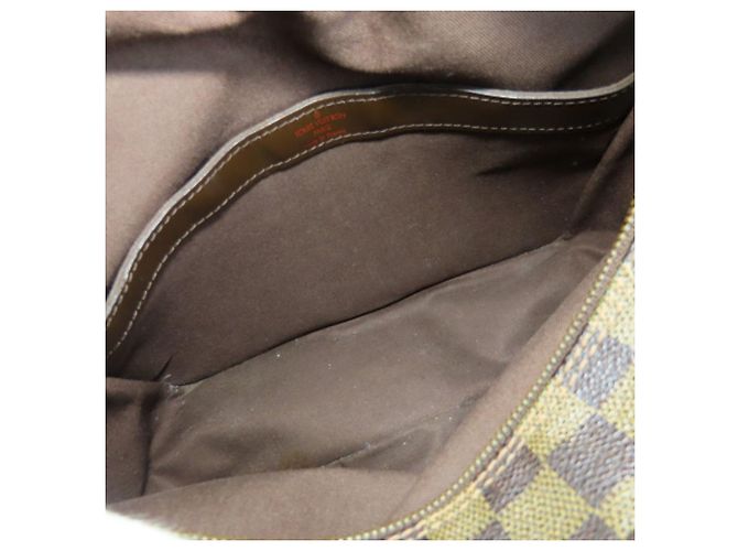 Borsa a Spalla Naviglio Louis Vuitton Marrone Damier ebene - vista 29