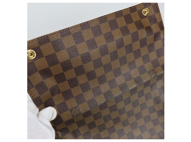 Borsa a Spalla Naviglio Louis Vuitton Marrone Damier ebene - vista 7