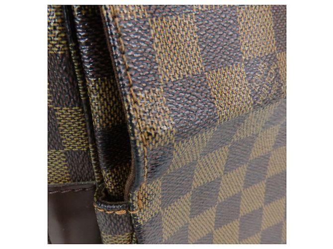 Borsa a Spalla Naviglio Louis Vuitton Marrone Damier ebene - vista 9