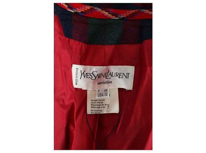 Yves Saint Laurent Mehrfarbiger Blazer Mehrfarben - Ansicht 5