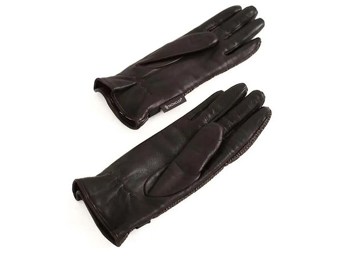 Moncler Guanti marroni Marrone - vista 3