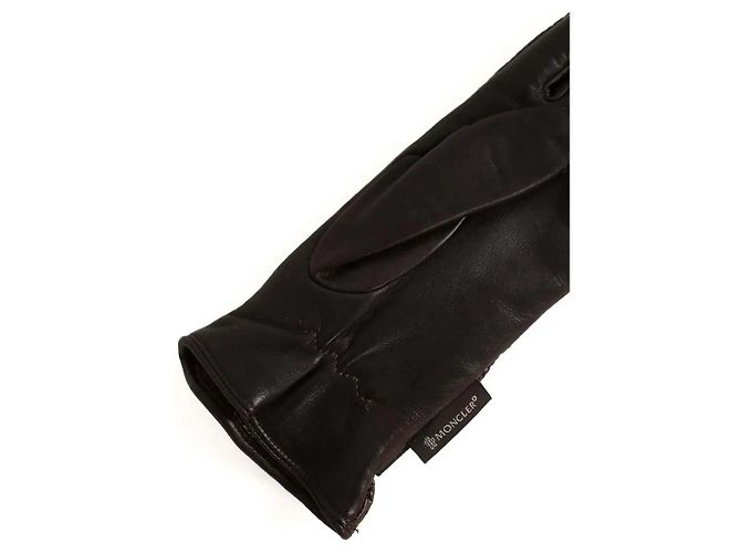 Moncler Guanti marroni Marrone - vista 4