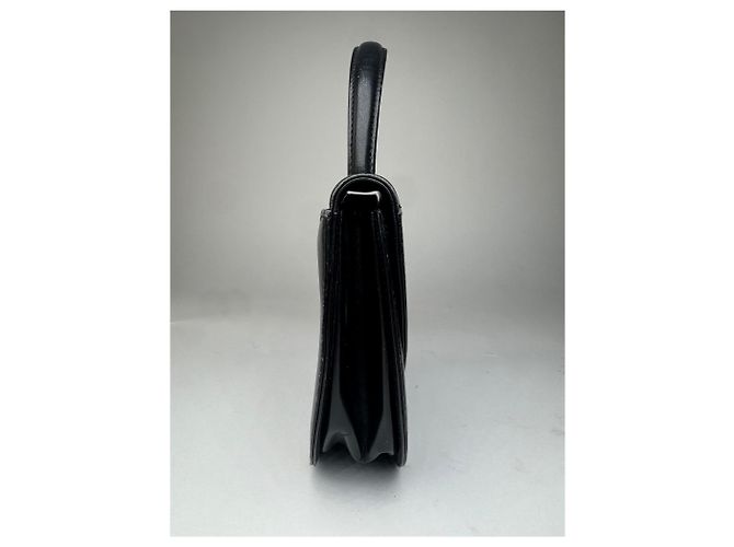 Vintage Givenchy Lederhandtasche Schwarz - Ansicht 3