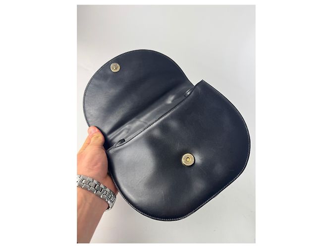 Vintage Givenchy Lederhandtasche Schwarz - Ansicht 8