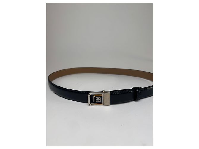 Cintura in pelle vintage Givenchy nera Nero - vista 3