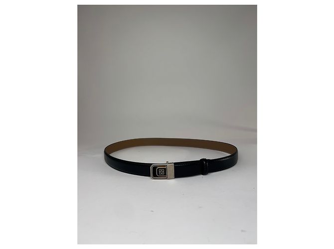 Cintura in pelle vintage Givenchy nera Nero - vista 7