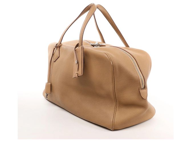 Hermès HERMES Victoria 43 Borsa Taurillon Clemence in Marrone L: 2008 Beige - vista 2