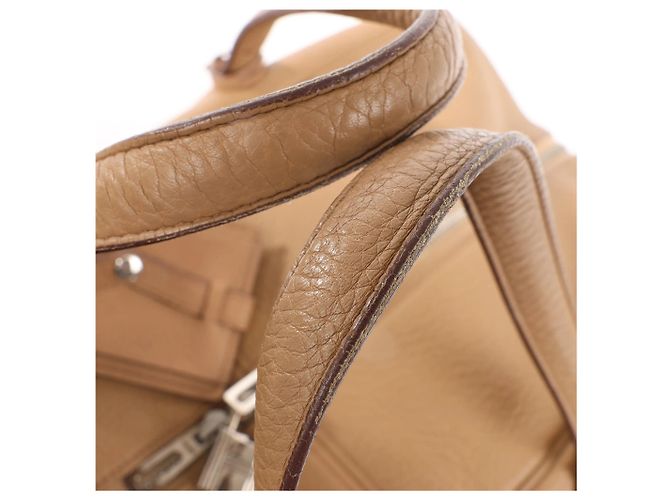 Hermès HERMES Victoria 43 Borsa Taurillon Clemence in Marrone L: 2008 Beige - vista 4