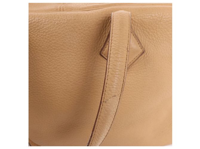 Hermès HERMES Victoria 43 Borsa Taurillon Clemence in Marrone L: 2008 Beige - vista 6