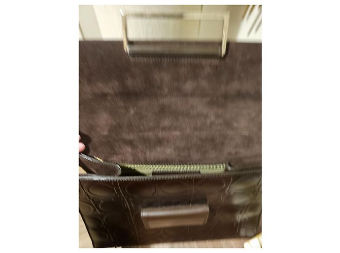 Salvatore Ferragamo DY-21 0855 Made in Italy Marrone scuro - vista 6