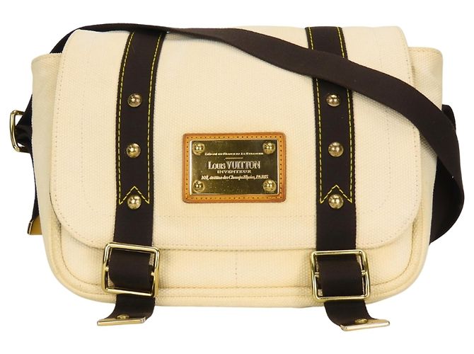 Louis Vuitton Antigua Buzas Schultertasche Braun Roh - Ansicht 2