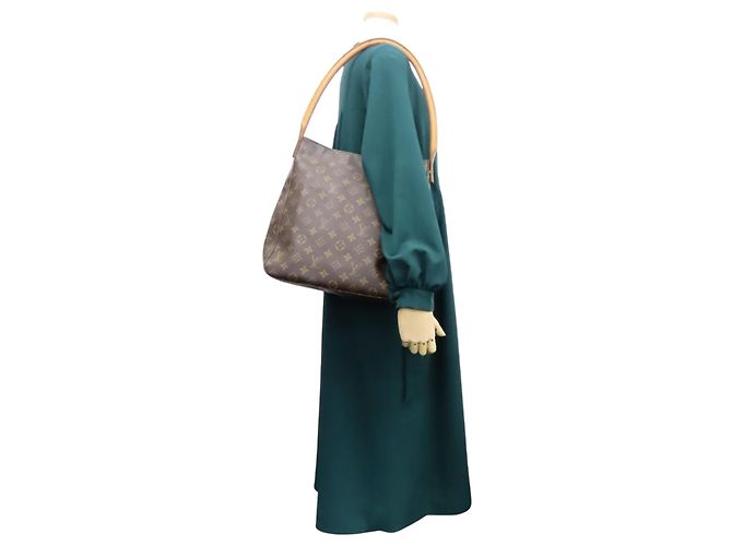 Borsa a Spalla Looping GM Louis Vuitton Marrone Monogramma - vista 29