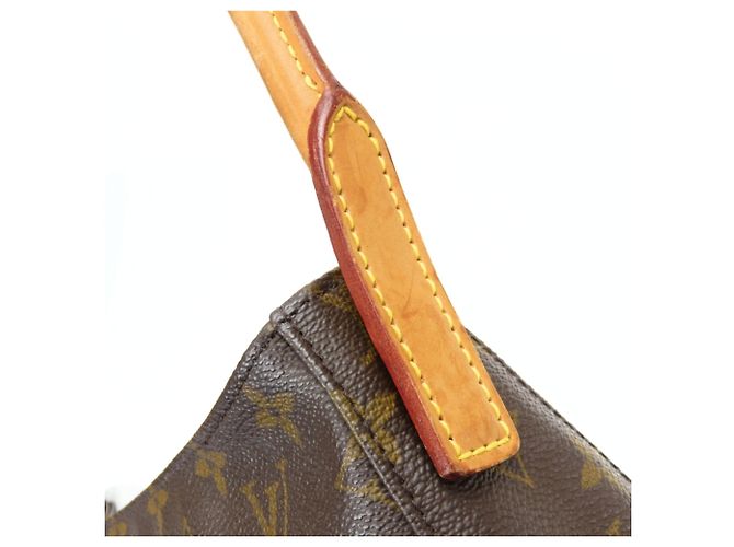 Borsa a Spalla Looping MM di Louis Vuitton Marrone Monogramma - vista 13