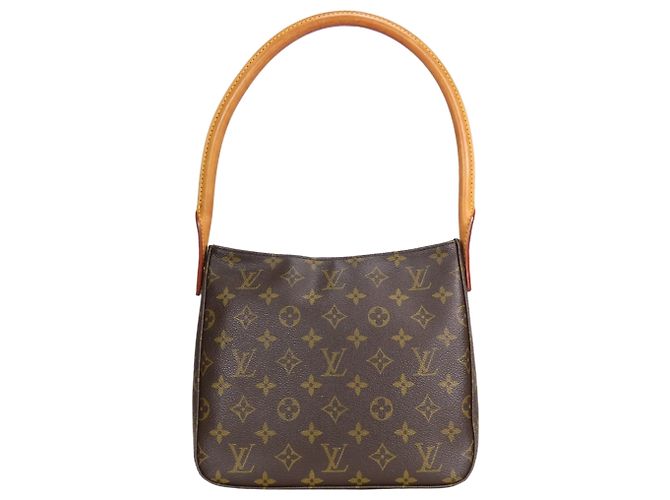 Borsa a Spalla Looping MM di Louis Vuitton Marrone Monogramma - vista 2
