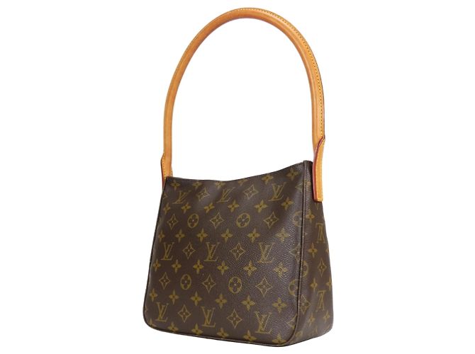 Borsa a Spalla Looping MM di Louis Vuitton Marrone Monogramma - vista 3