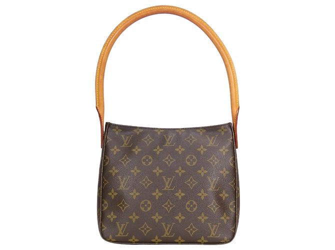 Borsa a Spalla Looping MM di Louis Vuitton Marrone Monogramma - vista 4