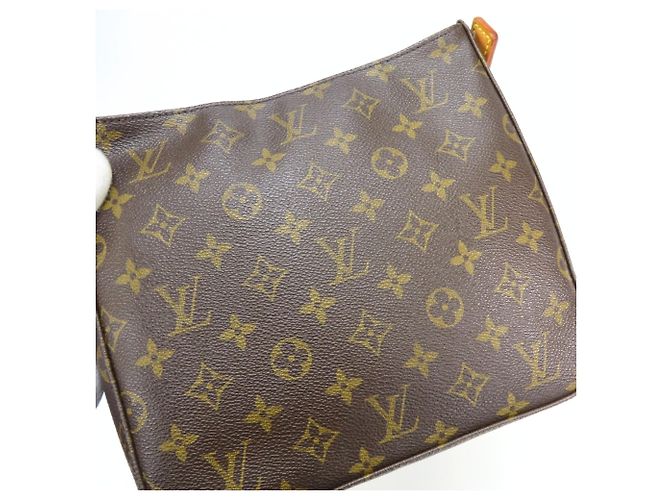 Borsa a Spalla Looping MM di Louis Vuitton Marrone Monogramma - vista 8