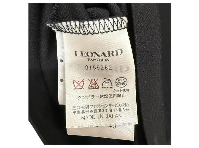 Autre Marque Spitzenstretch-Pulloverbluse LEONARD FASHION Schwarz - Ansicht 5