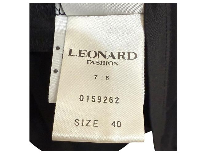 Autre Marque Spitzenstretch-Pulloverbluse LEONARD FASHION Schwarz - Ansicht 6