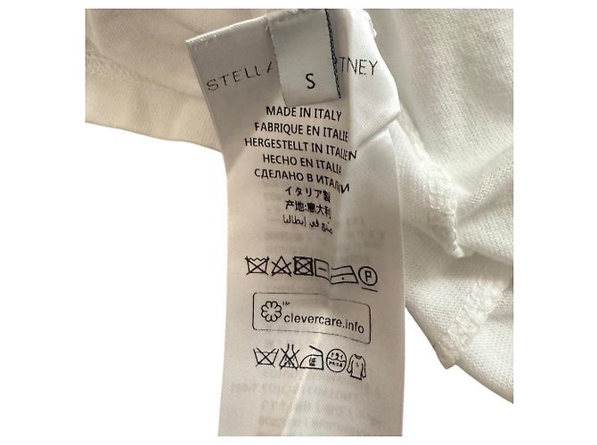 Stella Mc Cartney Camiseta de algodón Stella McCartney Blanco - vista 5