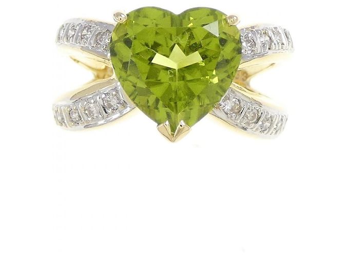 Autre Marque Anello Cuore in Oro Giallo Au750 e Oro Bianco Au750 Ponte Vecchio D'oro - vista 2