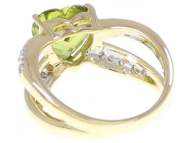 Autre Marque Anello Cuore in Oro Giallo Au750 e Oro Bianco Au750 Ponte Vecchio D'oro - vista 3