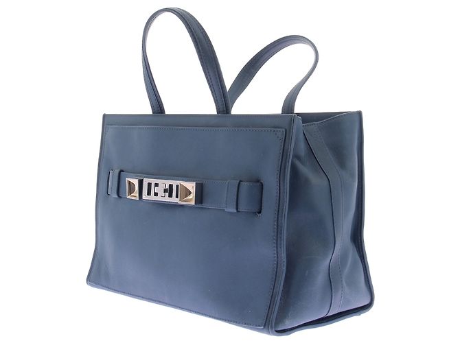 Proenza Schouler Blauer Lederbeutel "PS11" - Ansicht 5