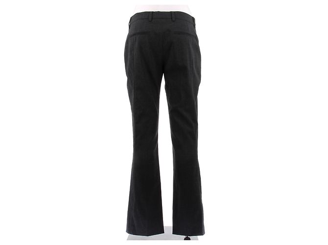 Prada Pantalón de pinzas gris oscuro de lana - vista 2