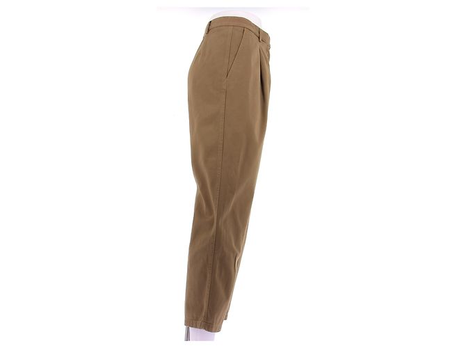 Pantalones Acne Studios beige de algodón - vista 3