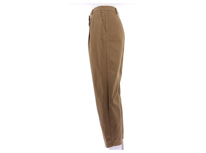 Pantalones Acne Studios beige de algodón - vista 4