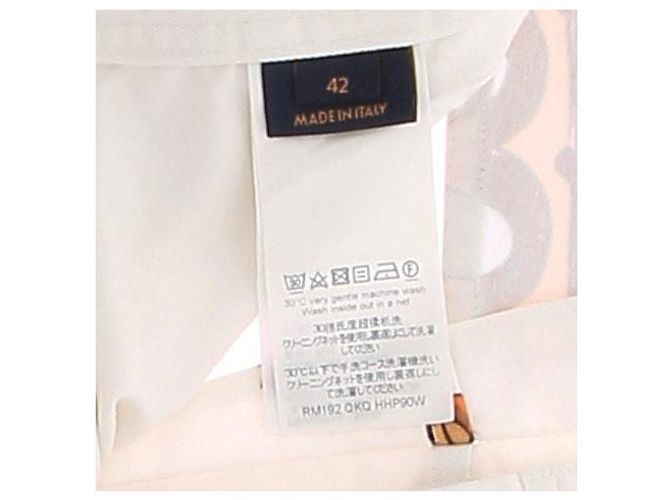 Louis Vuitton Calça jeans com estampas AW19 Virgil Abloh Branco - vista 6