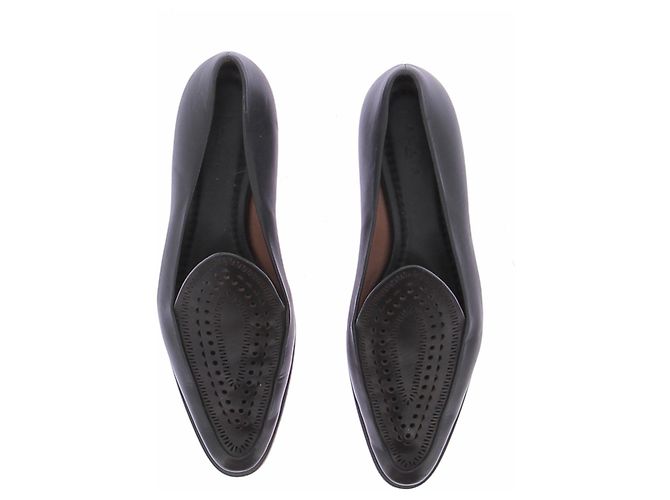 Mocassini Alaïa in pelle nera Nero - vista 6