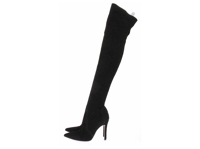 Gianvito Rossi Botas altas negras Negro - vista 3
