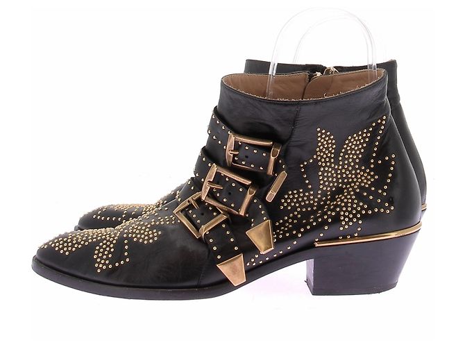 Chloé Botines 'Susanna' bajos negros - vista 3