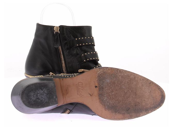 Chloé Botines 'Susanna' bajos negros - vista 7
