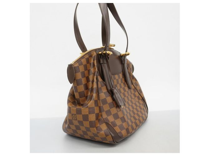 Borsa Louis Vuitton Damier Verona MM Ebano Damier ebene - vista 2