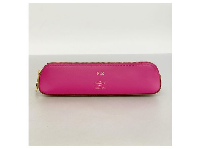 Astuccio per matite Elisabeth Monogram Vivienne di Louis Vuitton Marrone Rosa - vista 8