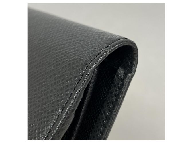 Portafoglio Lungo Brazza in Taiga Louis Vuitton Grigio - vista 5