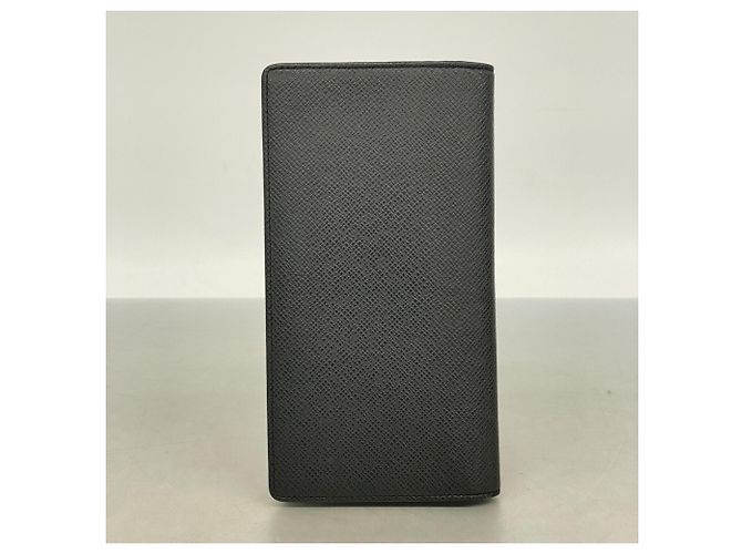 Portafoglio Lungo Brazza in Taiga Louis Vuitton Grigio - vista 9